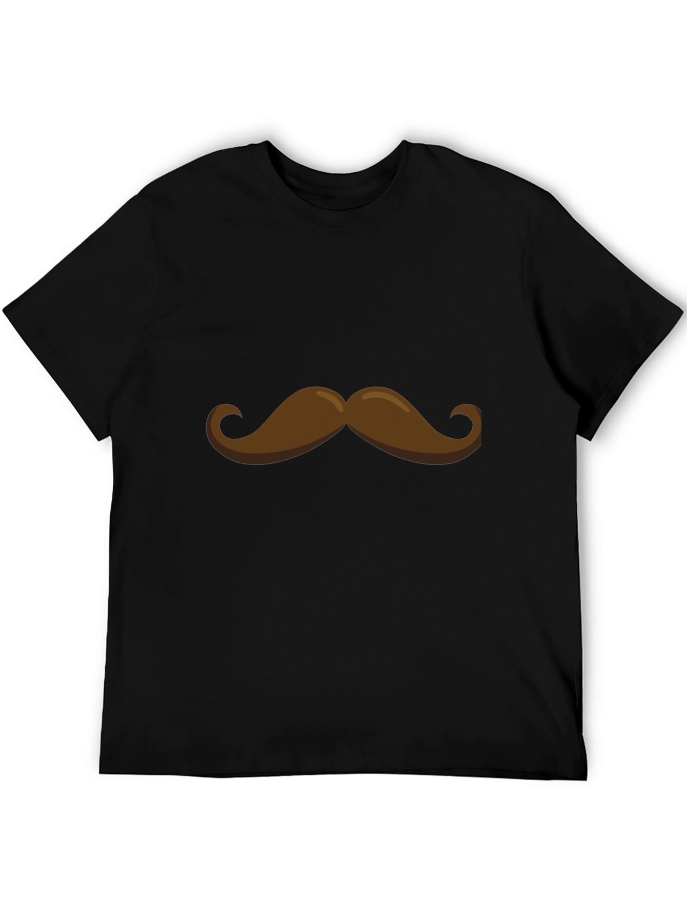 Mustache Graphic Tee - Funny Novelty Shirt