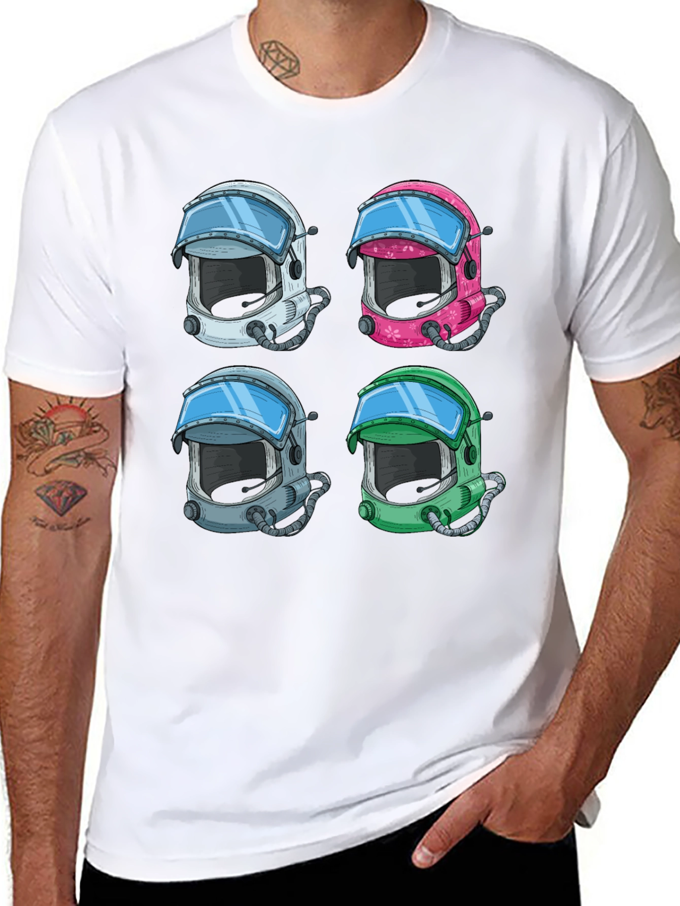 Astronaut Helmet T-Shirt
