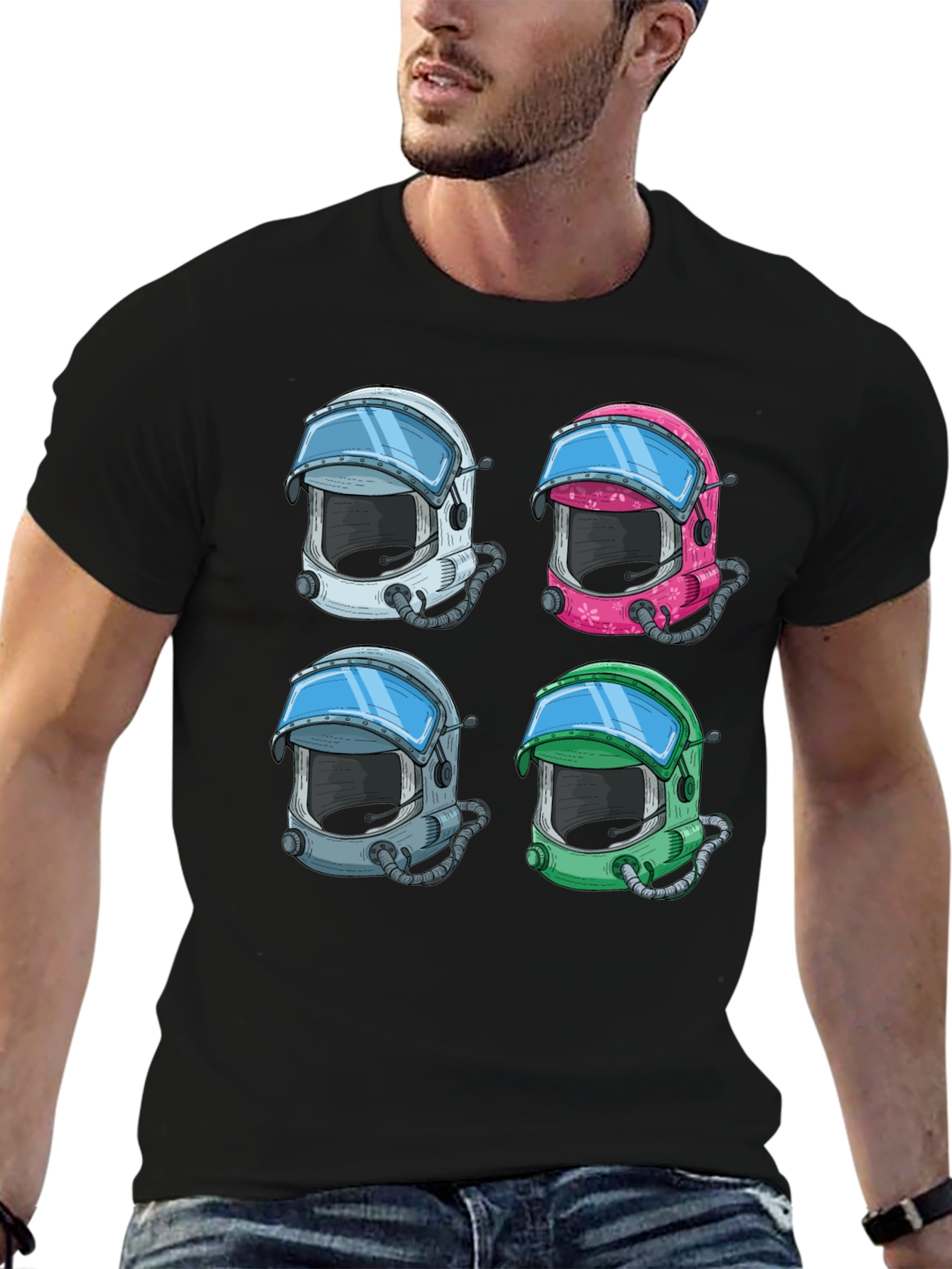 Astronaut Helmet T-Shirt