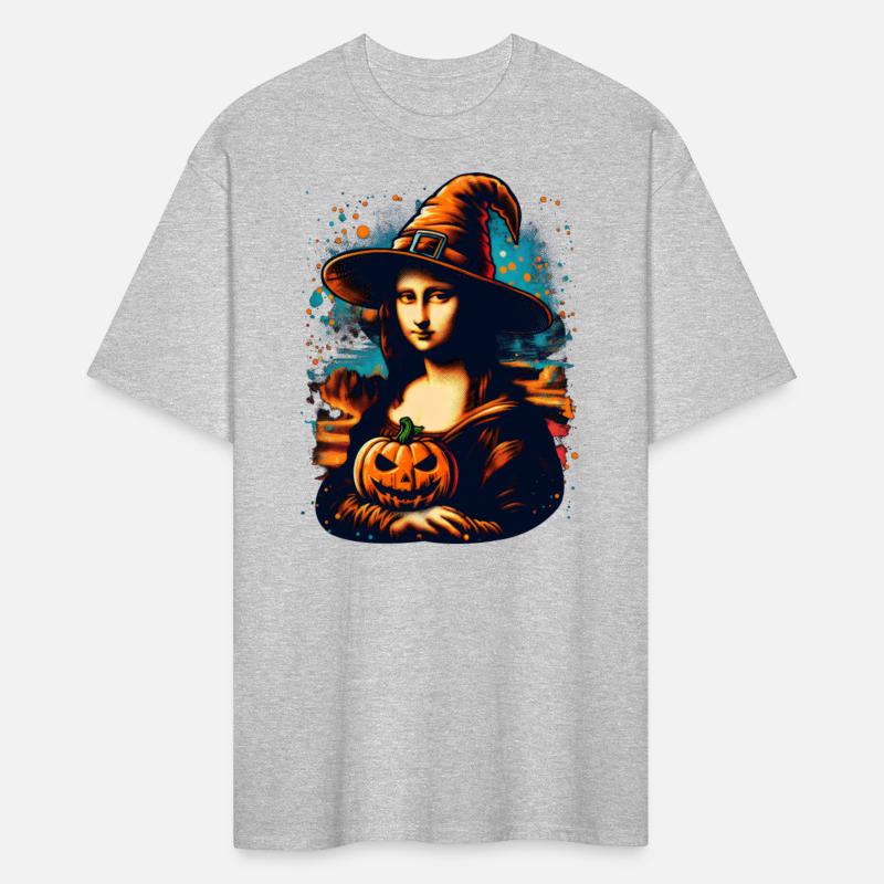 Halloween Witch Pumpkin Art Culture Fun Mona Lisa