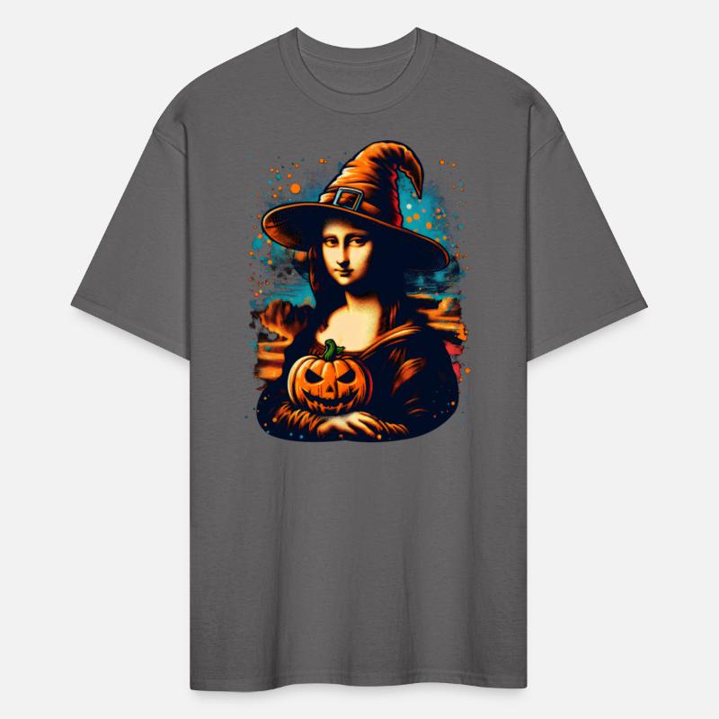 Halloween Witch Pumpkin Art Culture Fun Mona Lisa