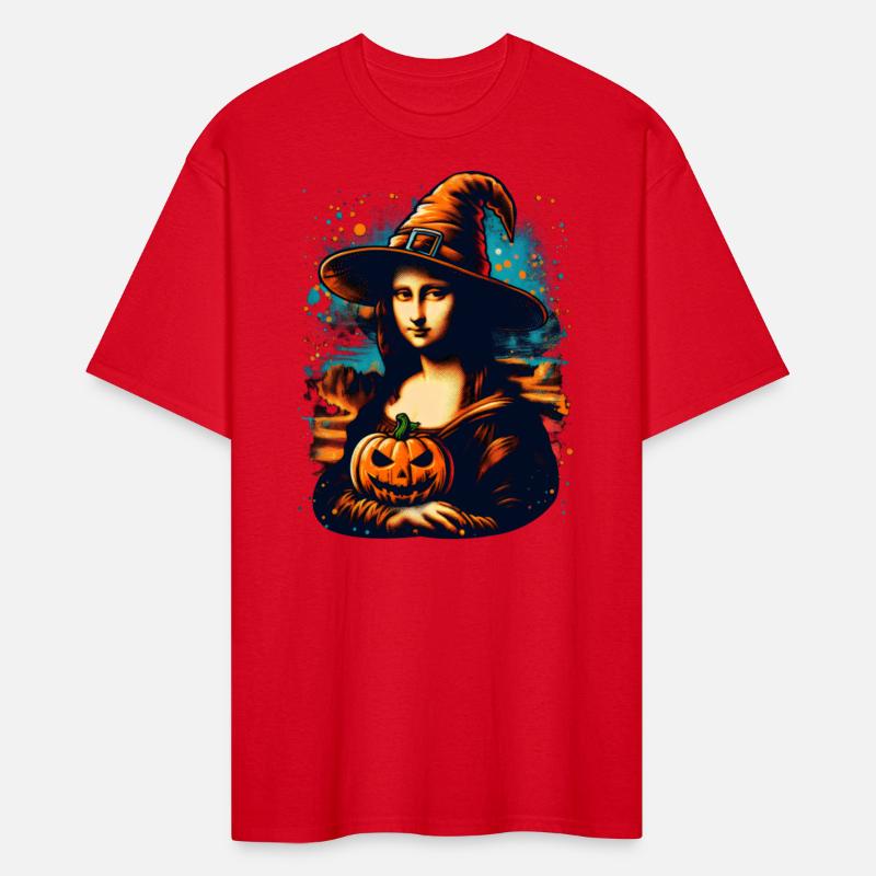 Halloween Witch Pumpkin Art Culture Fun Mona Lisa