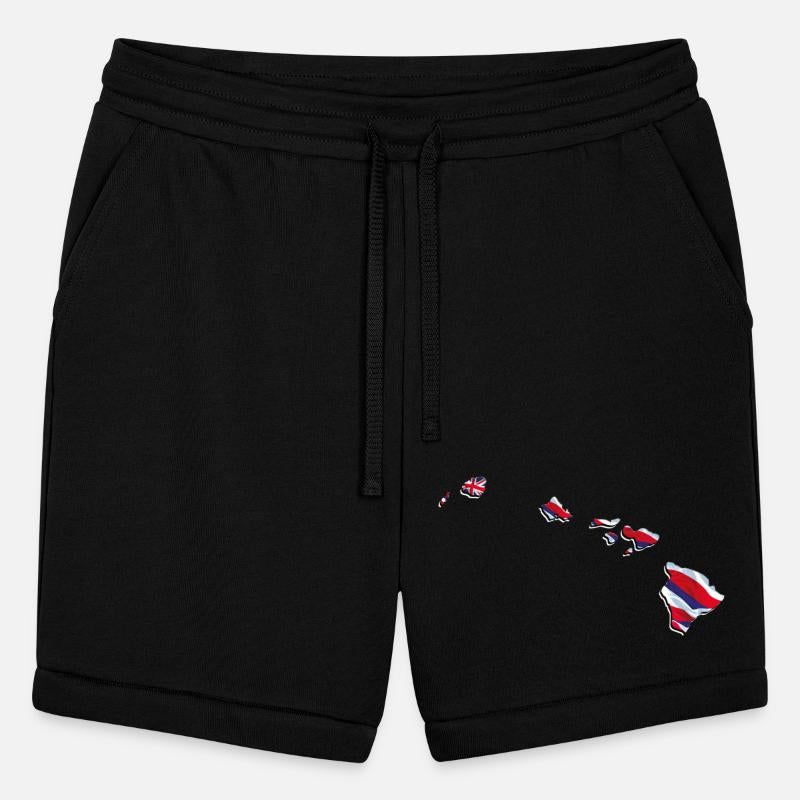 Hawaii State Flag in Hawaii State Map