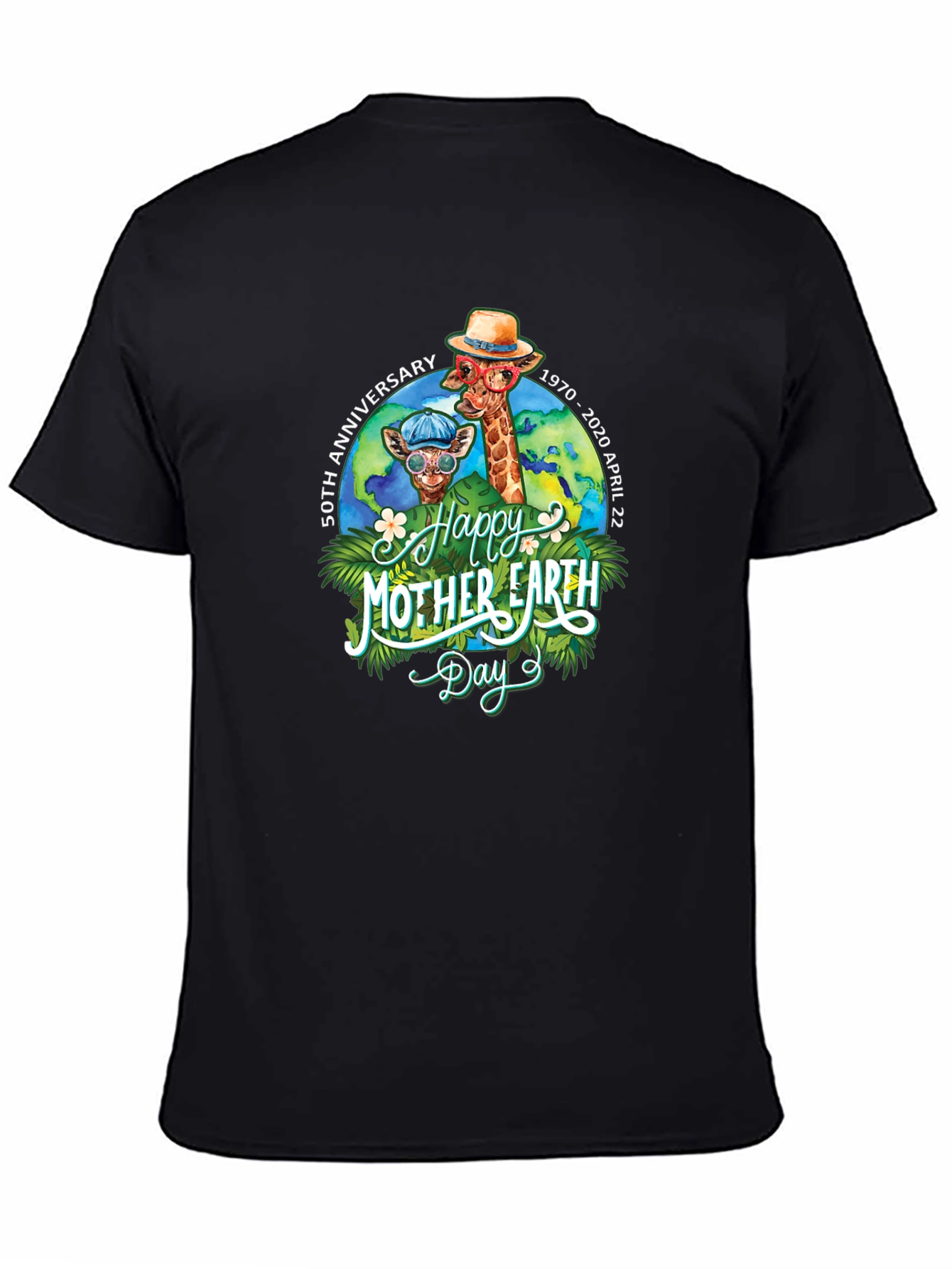 Happy Mother Earth Day Giraffe T-Shirt