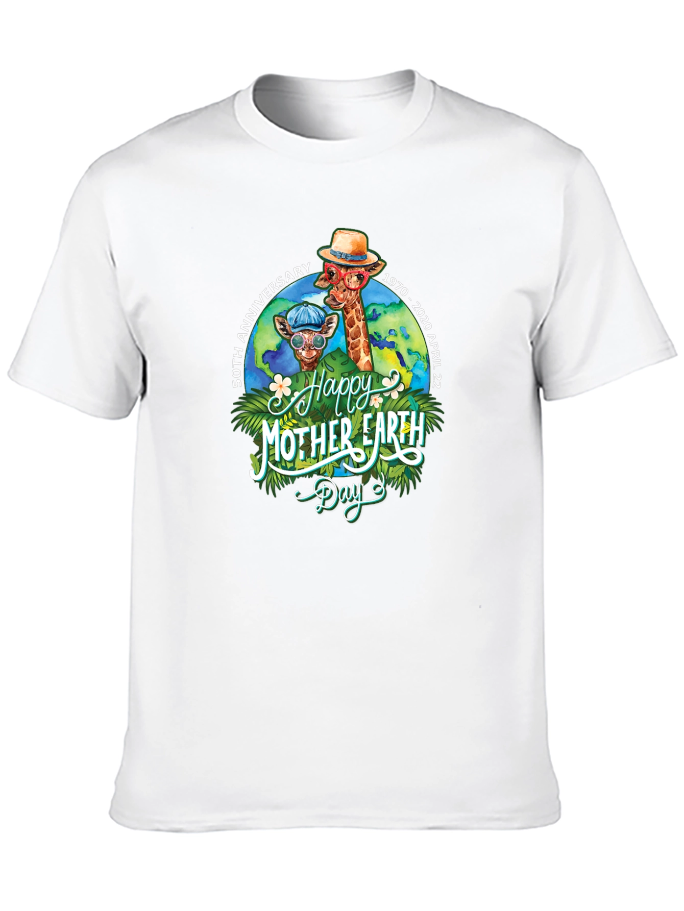 Happy Mother Earth Day Giraffe T-Shirt