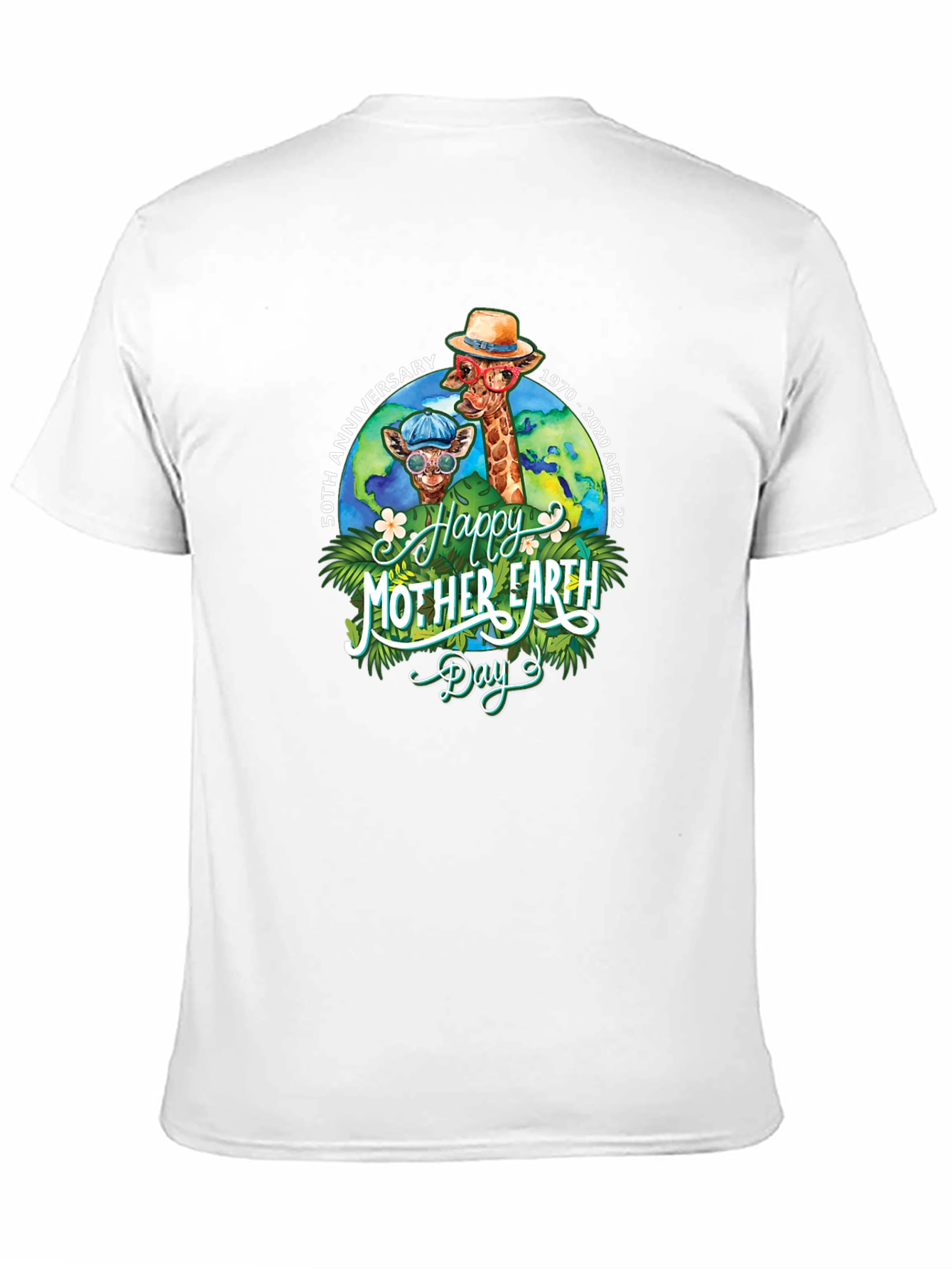 Happy Mother Earth Day Giraffe T-Shirt