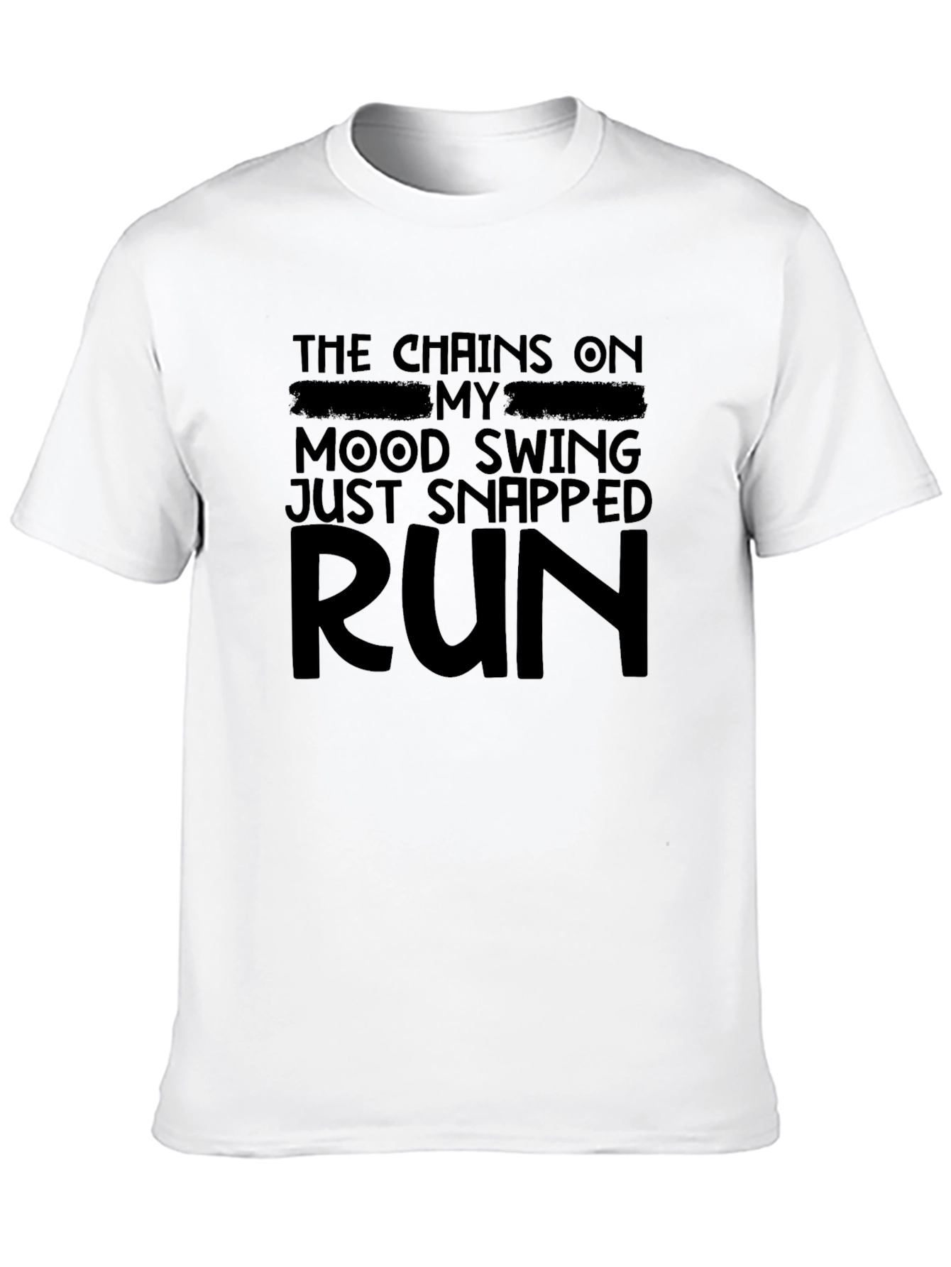 Humorous Mood Swing Run T-Shirt