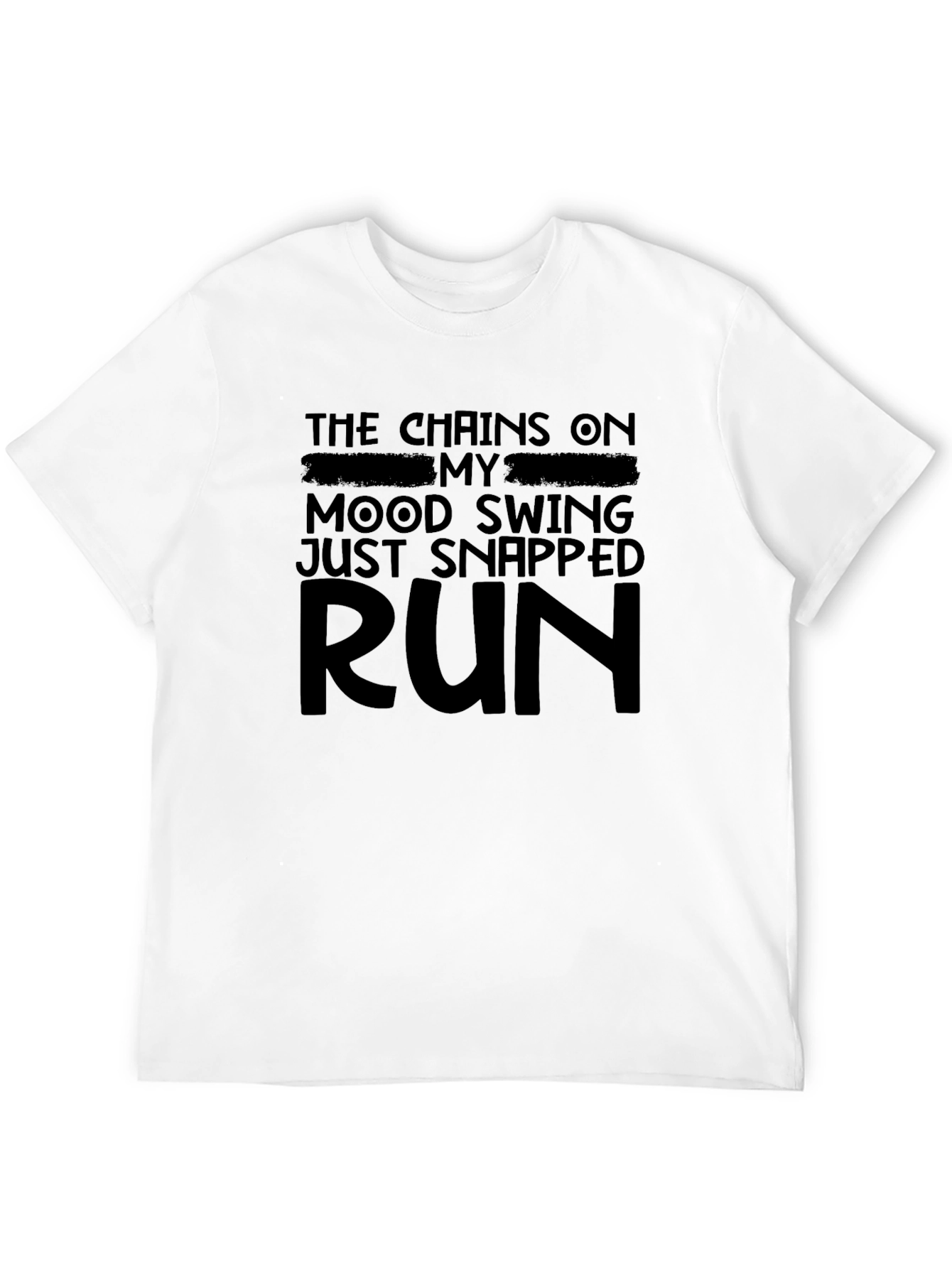Humorous Mood Swing Run T-Shirt