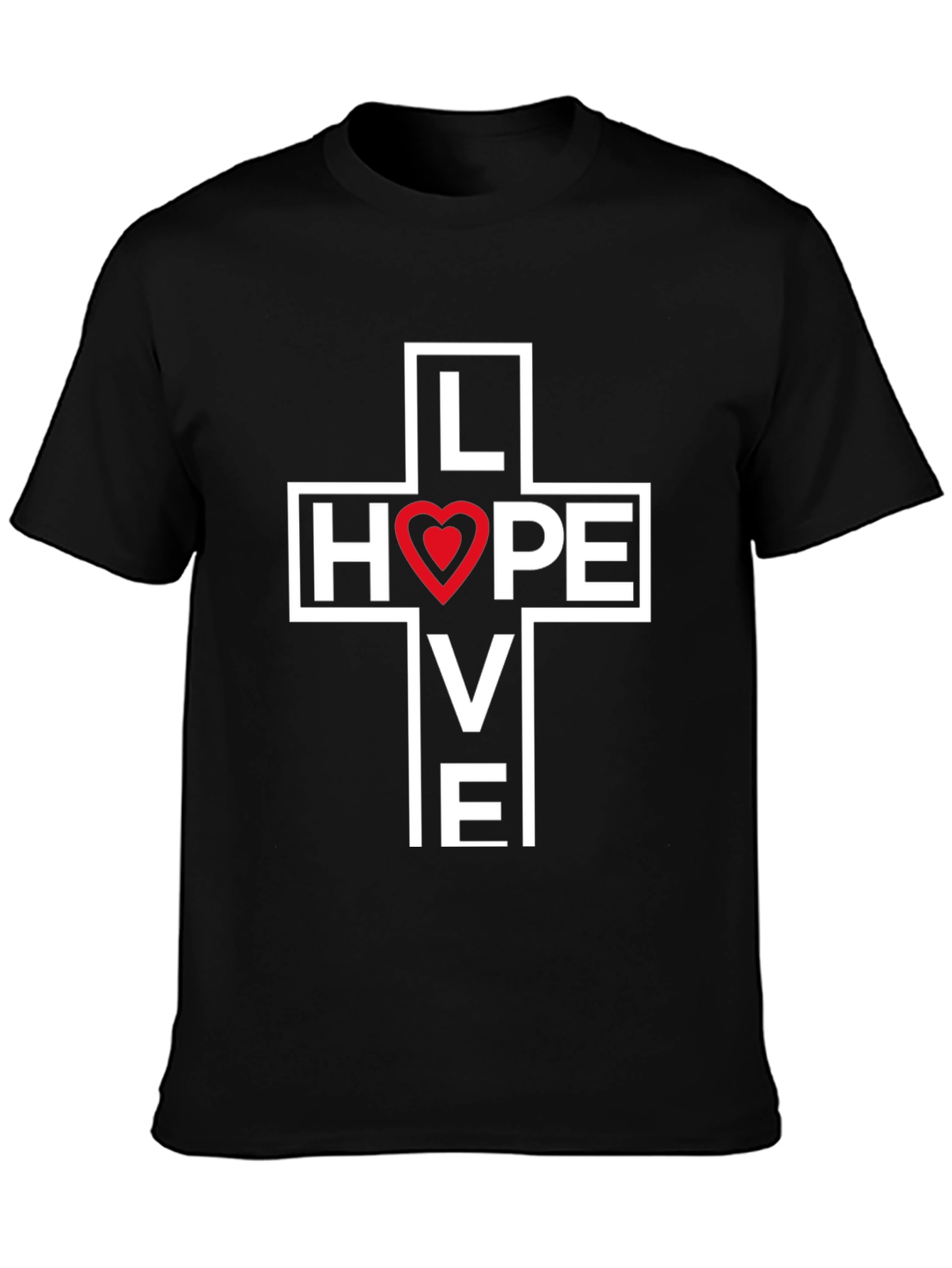Love Hope Live Cross T-Shirt