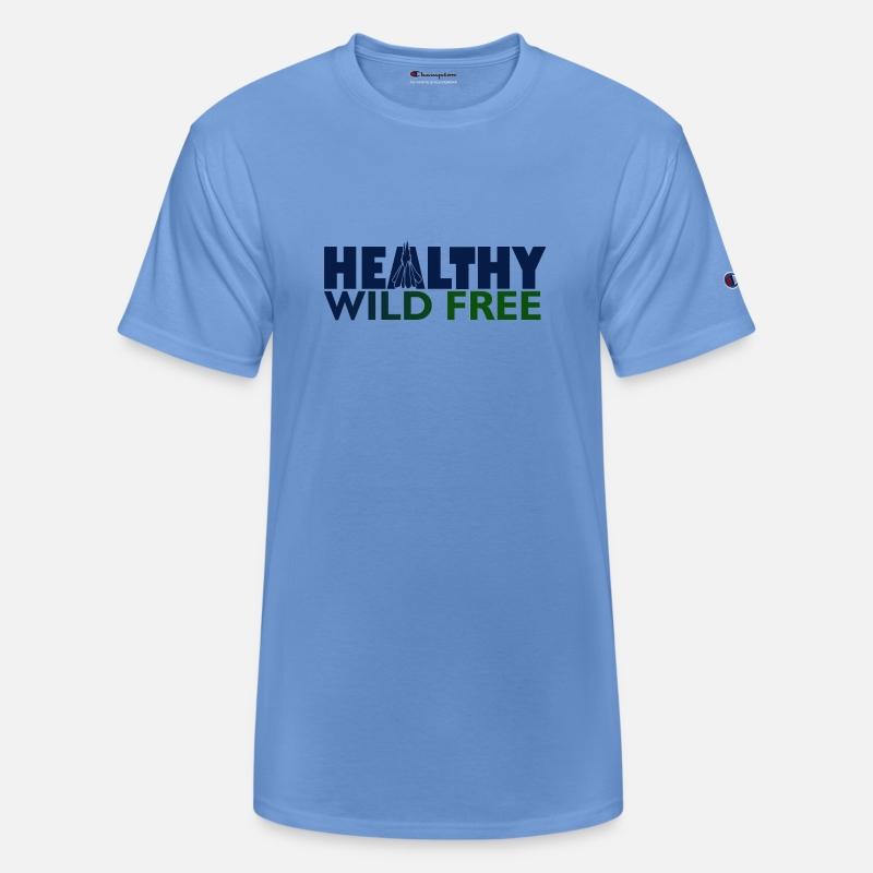 Healthy Wild Free - Blue & Green