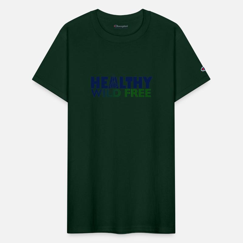 Healthy Wild Free - Blue & Green