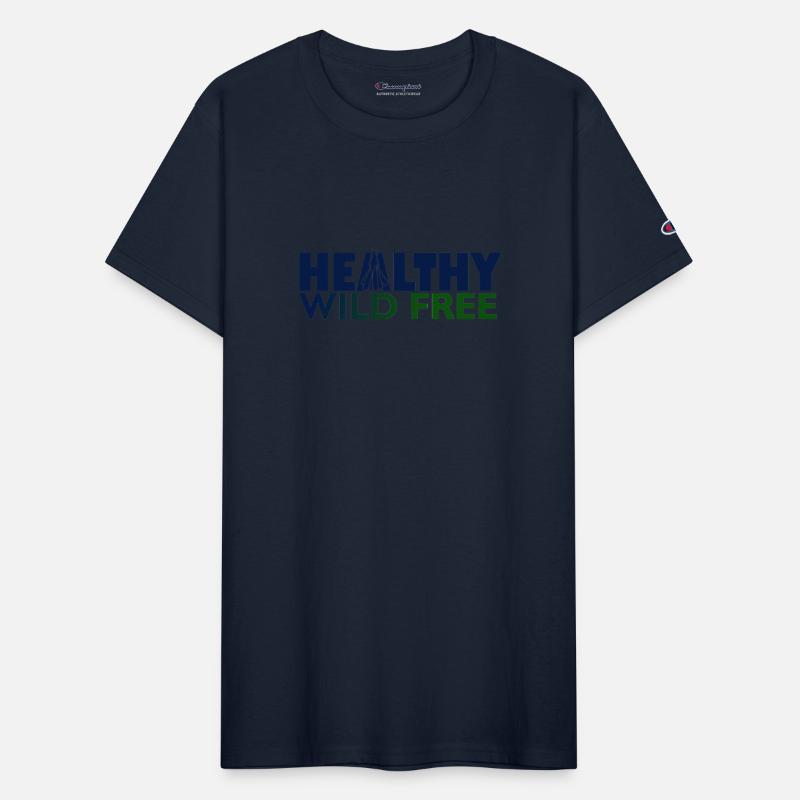 Healthy Wild Free - Blue & Green