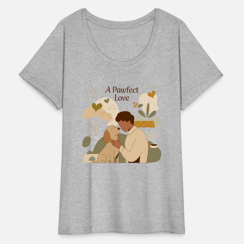 Heartwarming dog and human bond design