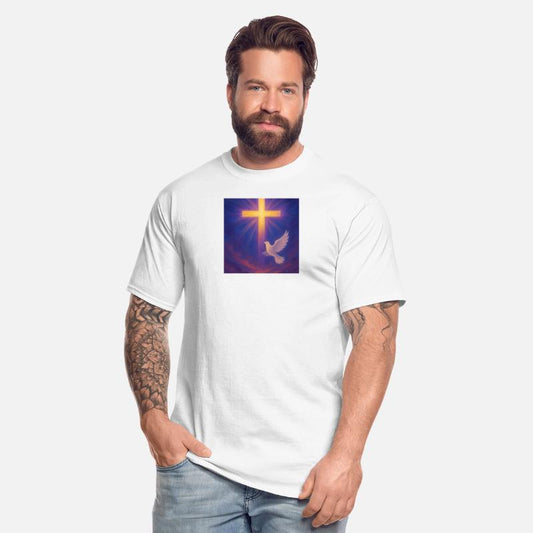 Heavenly Dove and Cross