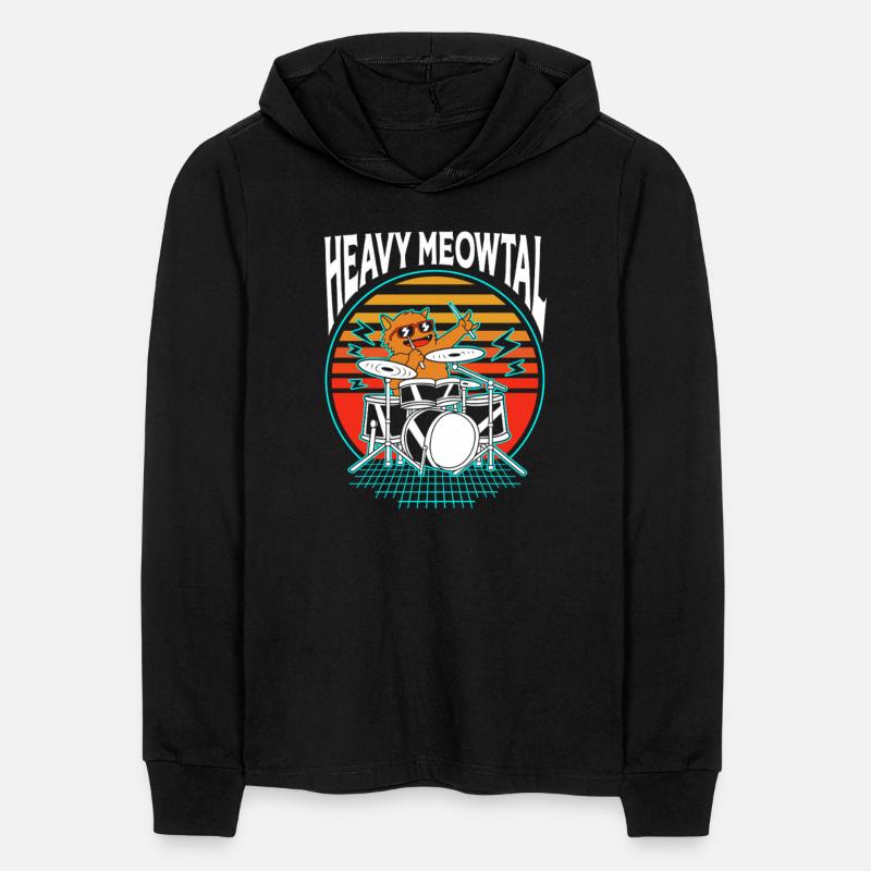 Heavy Metal Cat Drummer