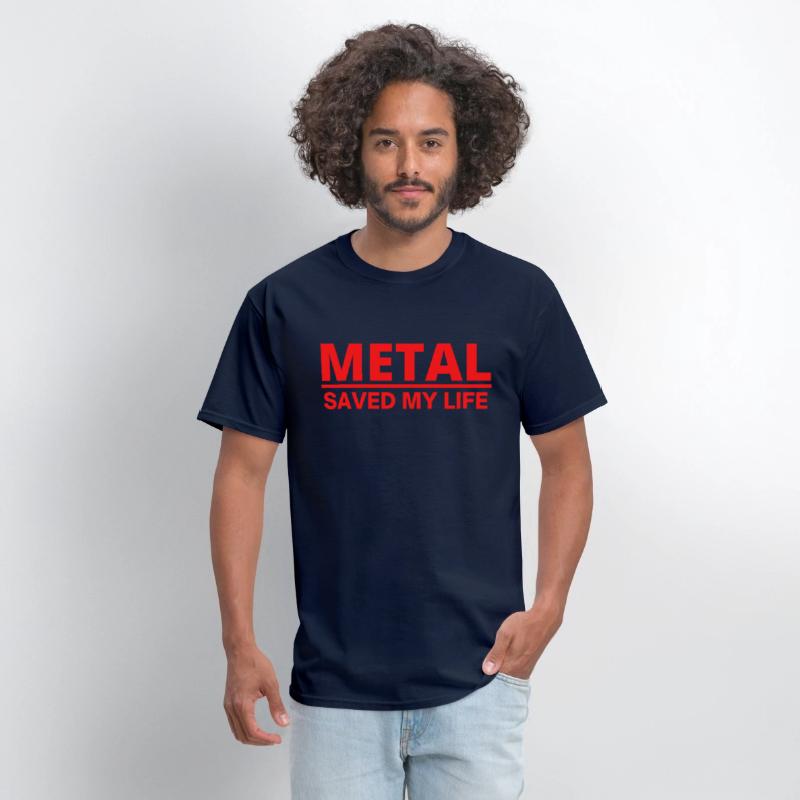 Heavy Metal Saved My Life (red letters version)