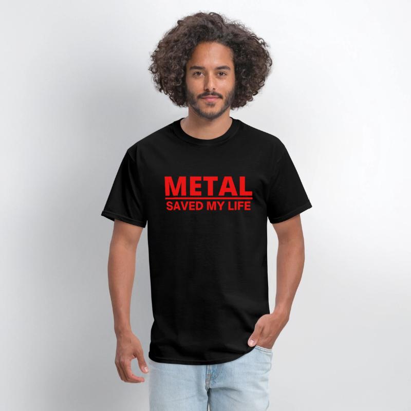 Heavy Metal Saved My Life (red letters version)