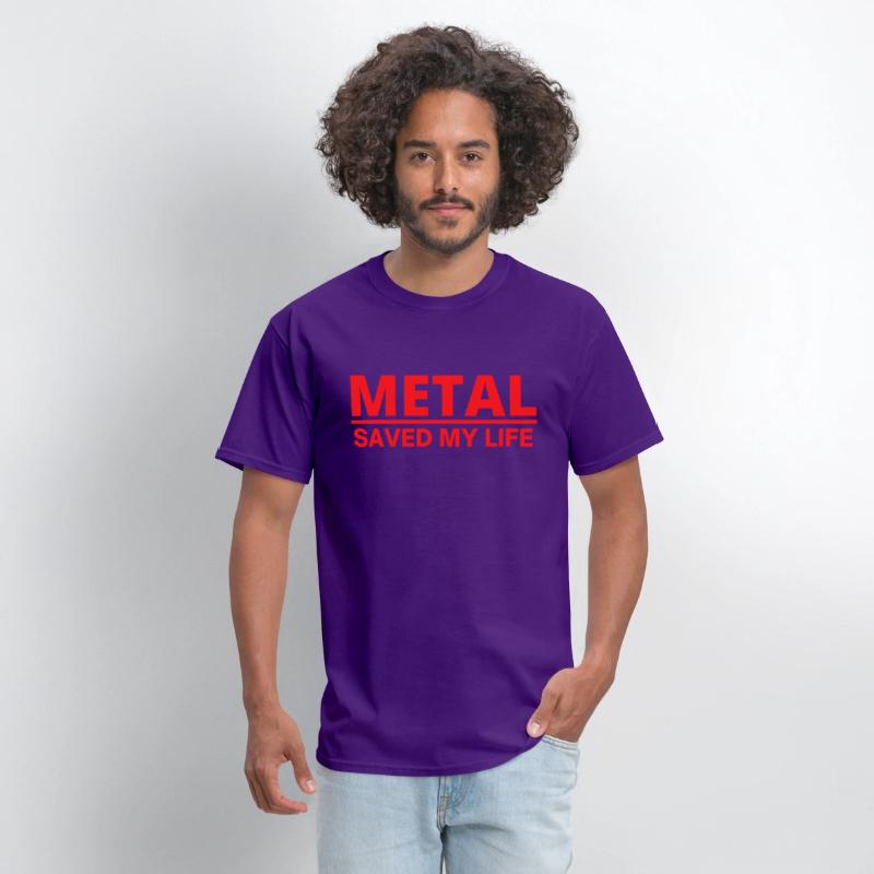 Heavy Metal Saved My Life (red letters version)