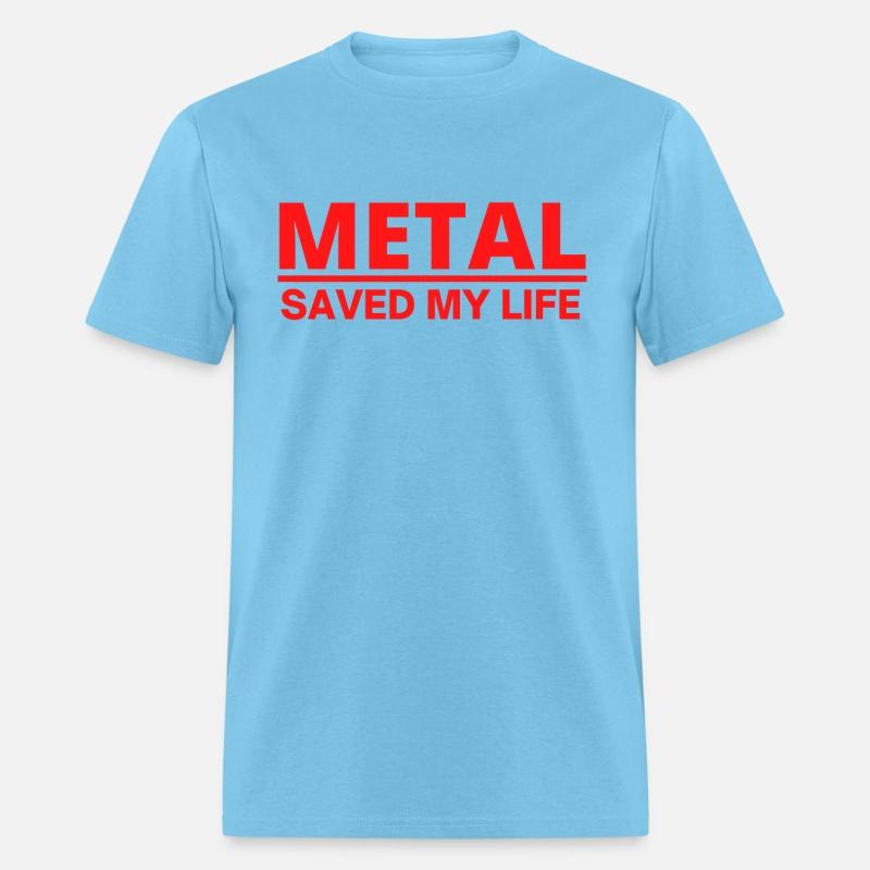 Heavy Metal Saved My Life (red letters version)