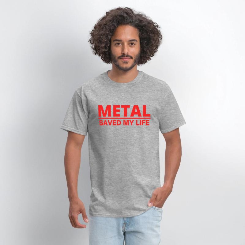 Heavy Metal Saved My Life (red letters version)