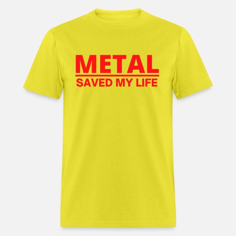 Heavy Metal Saved My Life (red letters version)