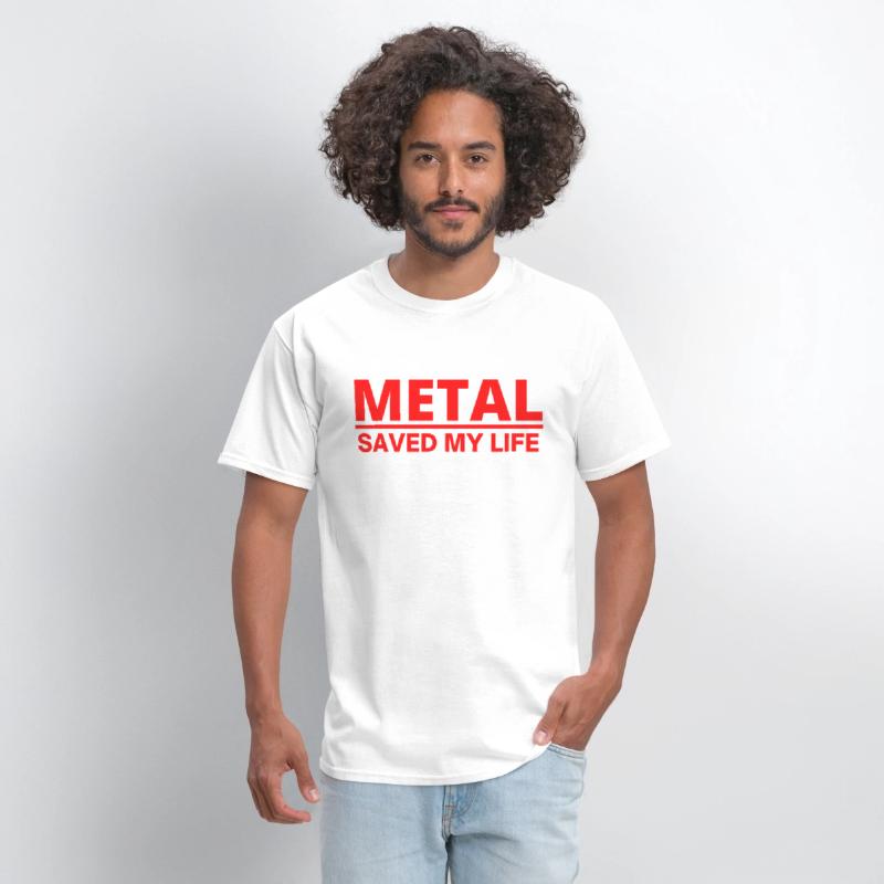 Heavy Metal Saved My Life (red letters version)