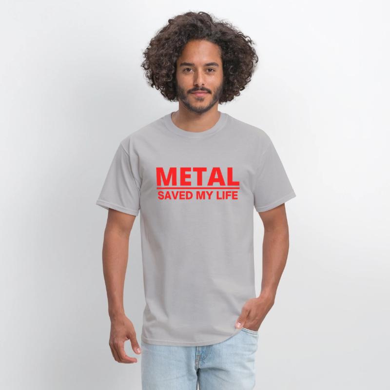 Heavy Metal Saved My Life (red letters version)