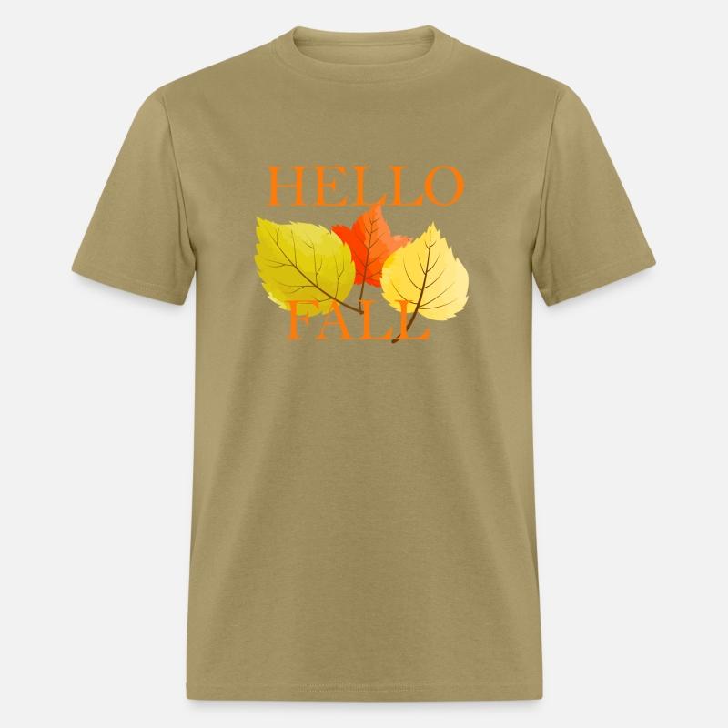 Hello fall 3 dry leaves
