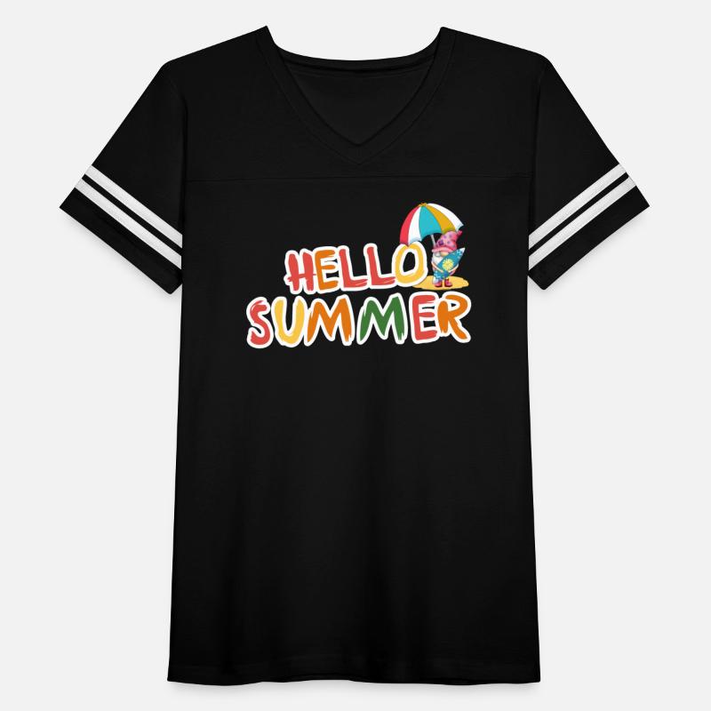 Hello summer with a beach dwarf