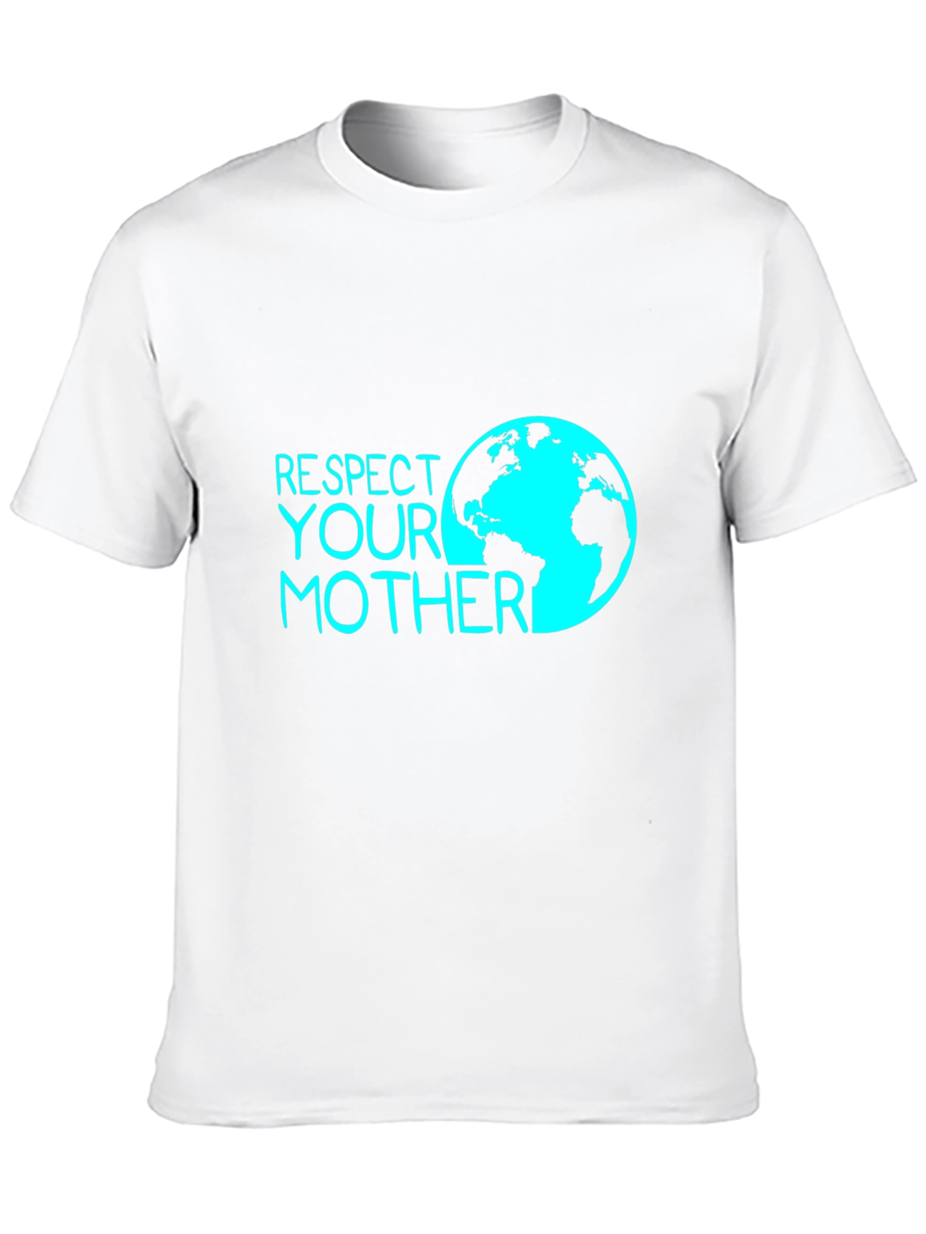 Respect Your Mother Earth Tee - Black Graphic T-Shirt