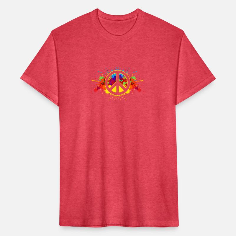 Hilarious Paint Peace Hipsters Sign Illustration