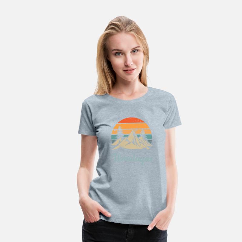 Himalayas Retro Vintage Mountain Sunset Outdoors W