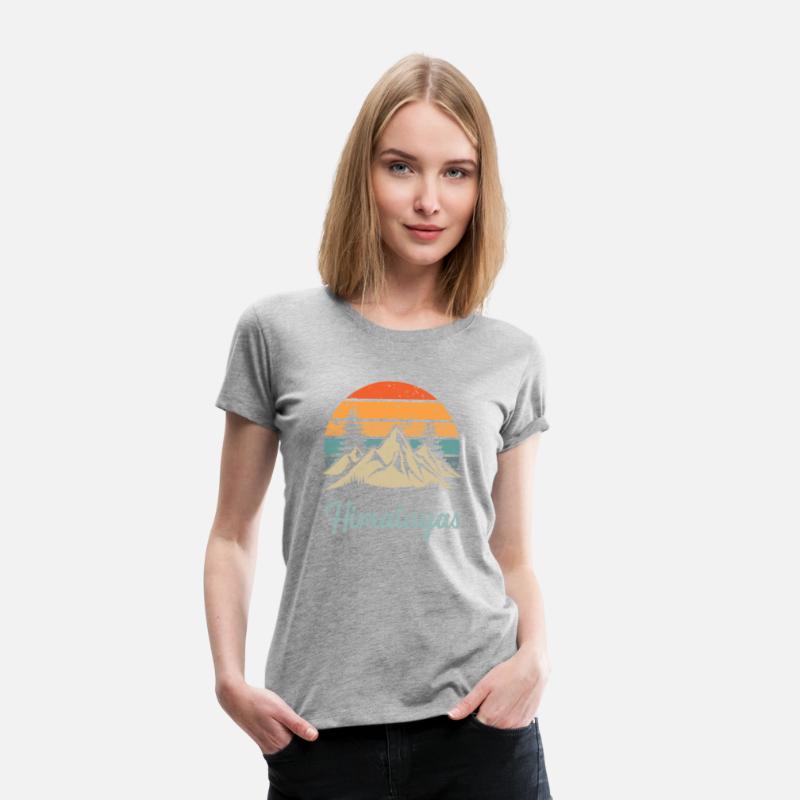 Himalayas Retro Vintage Mountain Sunset Outdoors W