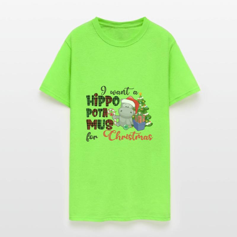 Hippopotamus Christmas Holiday Season