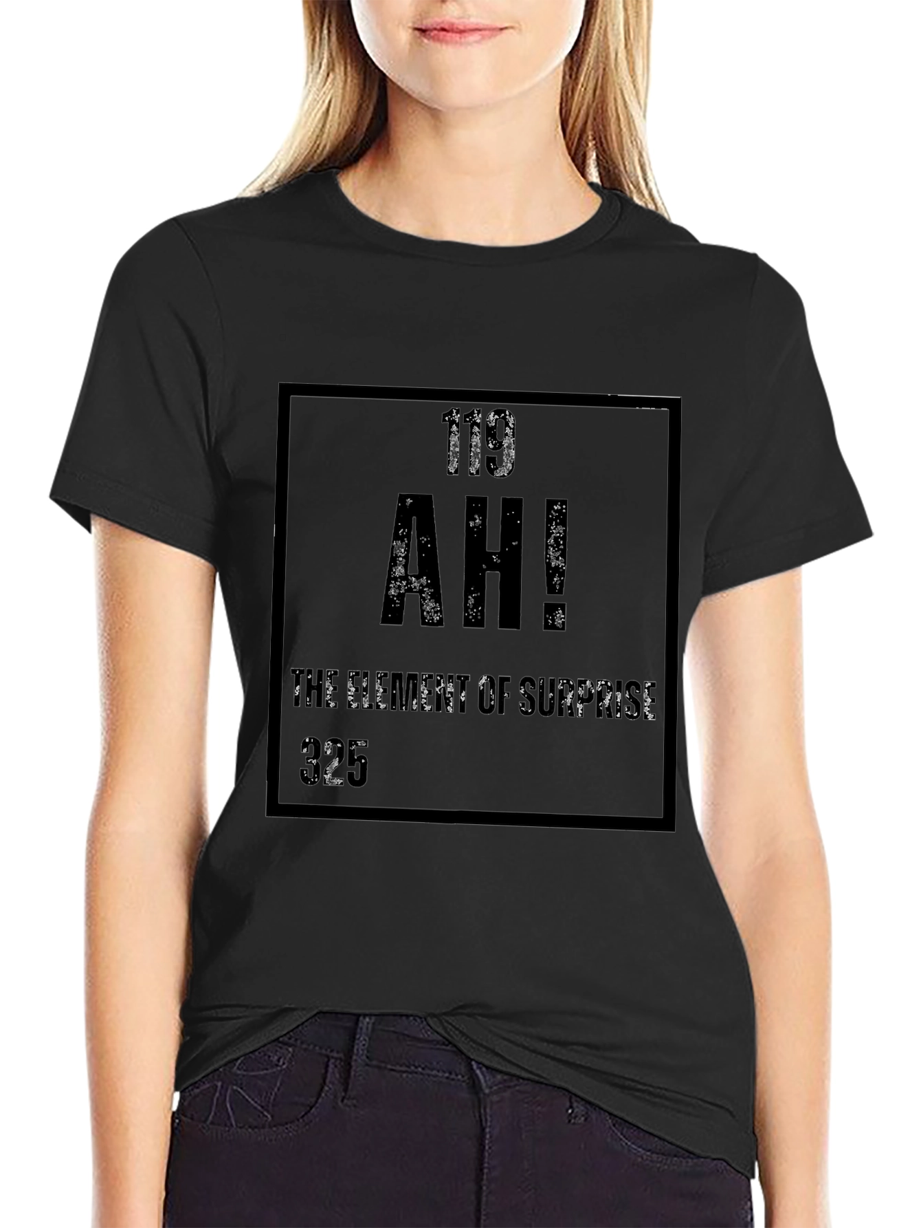 AH! Element of Surprise Funny Graphic T-Shirt