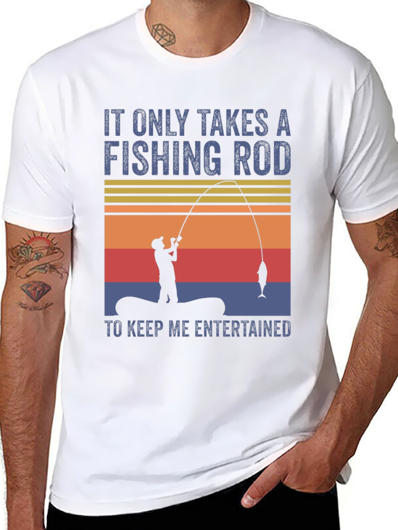Fishing Rod T-Shirt - Fisherman Gift