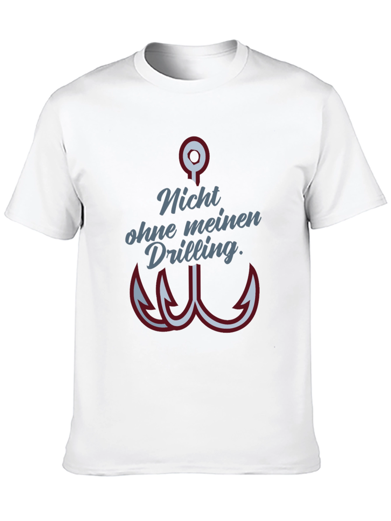 Fishing Hook Tee - Nicht ohne meinen Drilling
