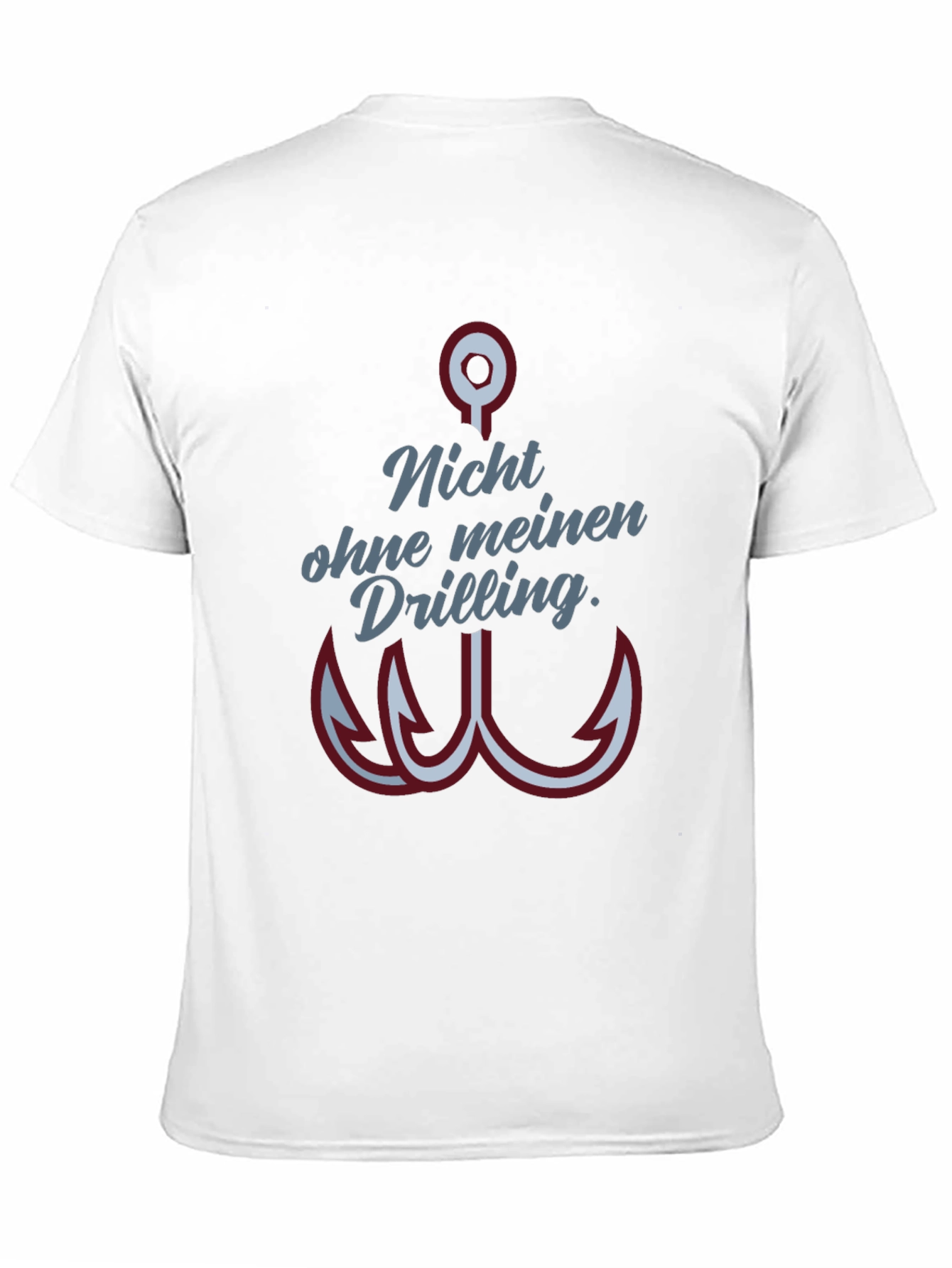 Fishing Hook Tee - Nicht ohne meinen Drilling