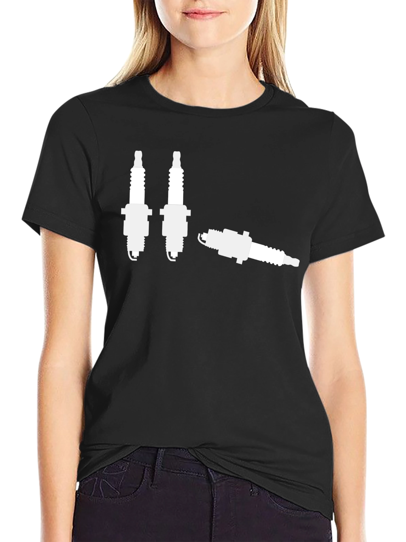 Spark Plug Graphic Tee - Auto Enthusiast Shirt