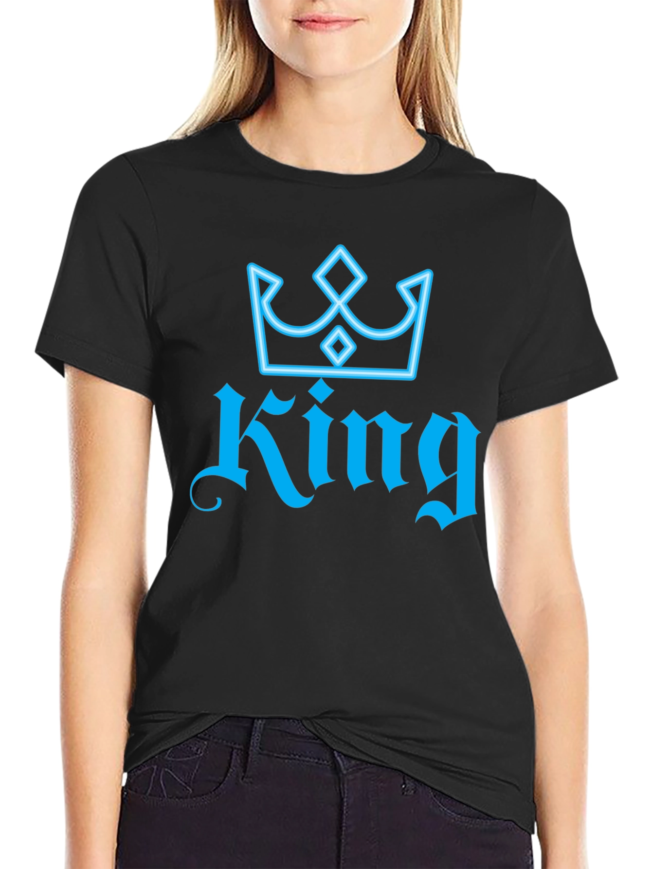 King Crown Black T-Shirt