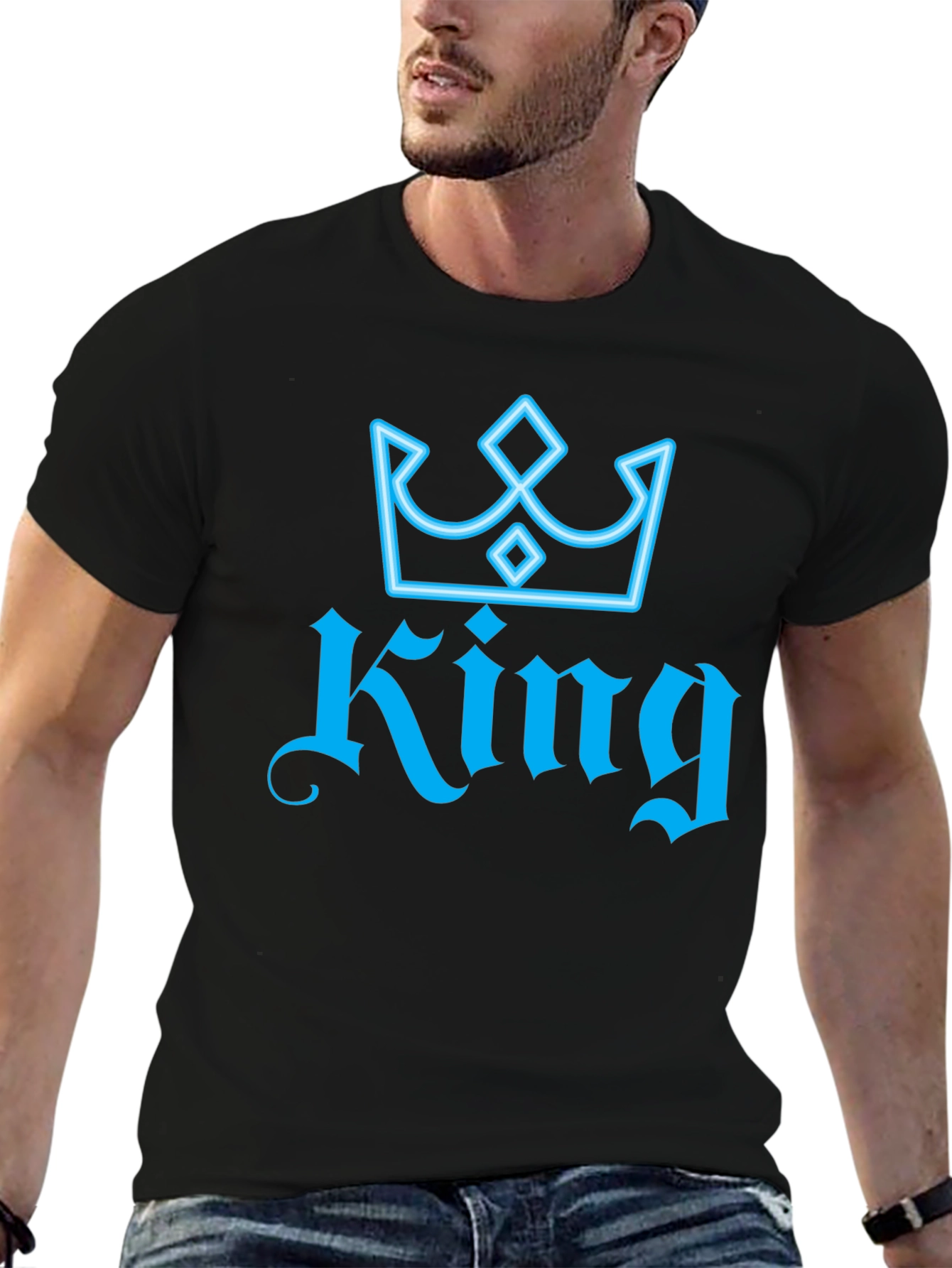 King Crown Black T-Shirt