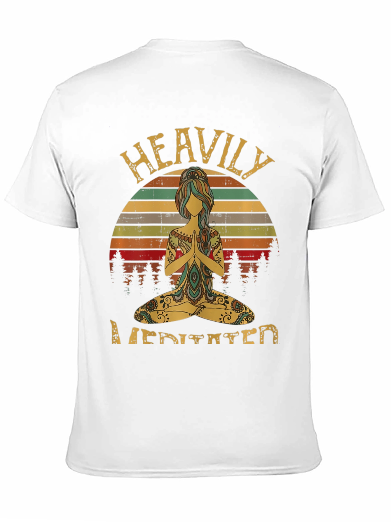Heavily Meditated Graphic T-Shirt Yoga Tee