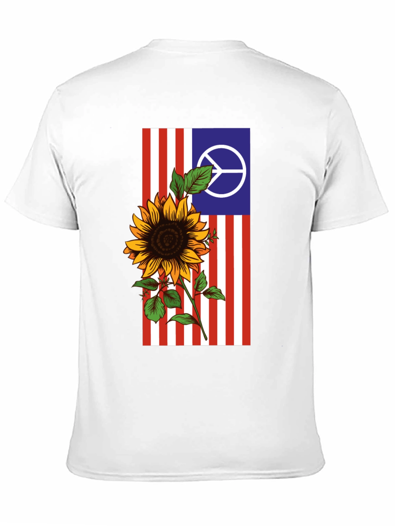 Peace Sunflower Graphic Tee