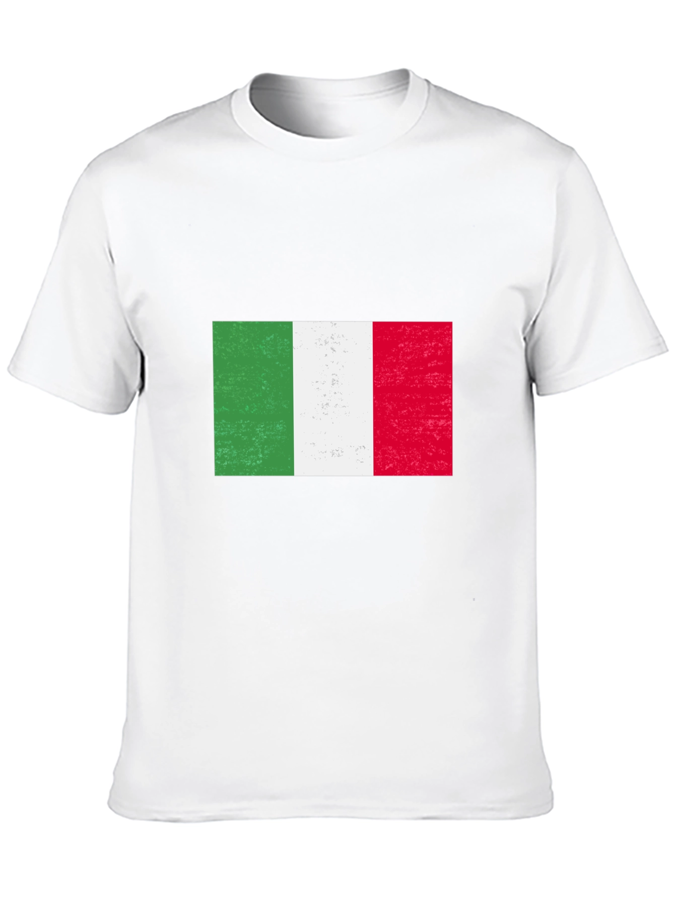 Italian Flag Graphic Tee - Black