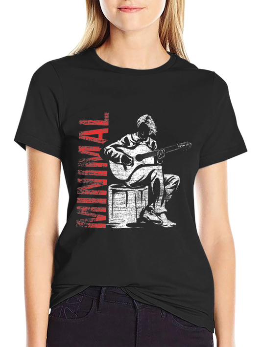 Guitarist Graphic Tee - Vintage Style