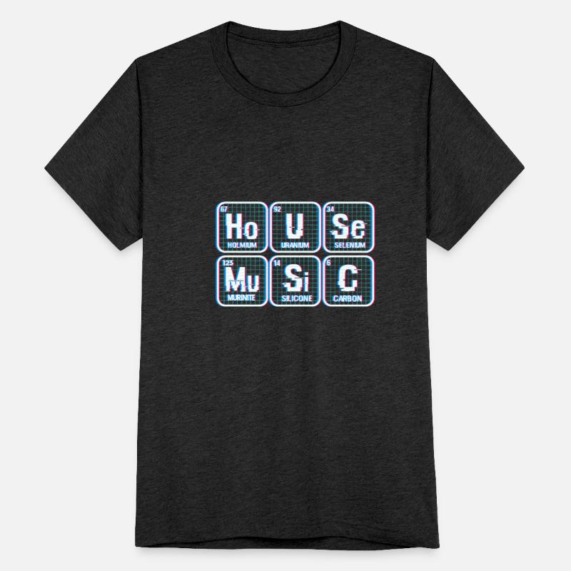 House Music Chemistry Elements Vaporwave EDM House