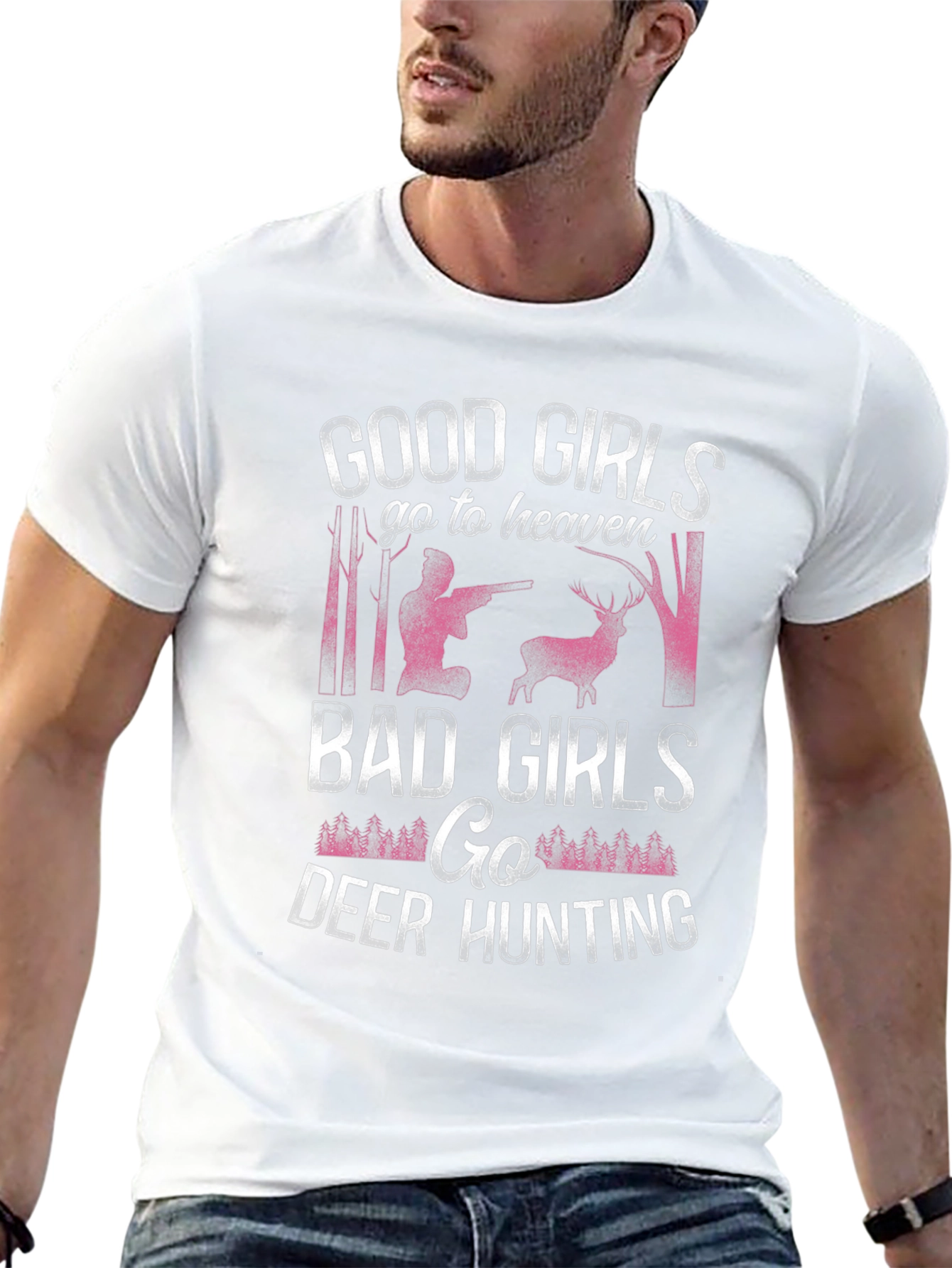 Good Girls Deer Hunting Graphic Tee