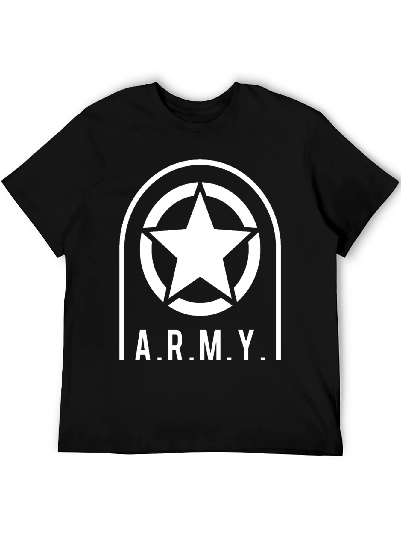 Army Star Graphic T-Shirt - Military Style