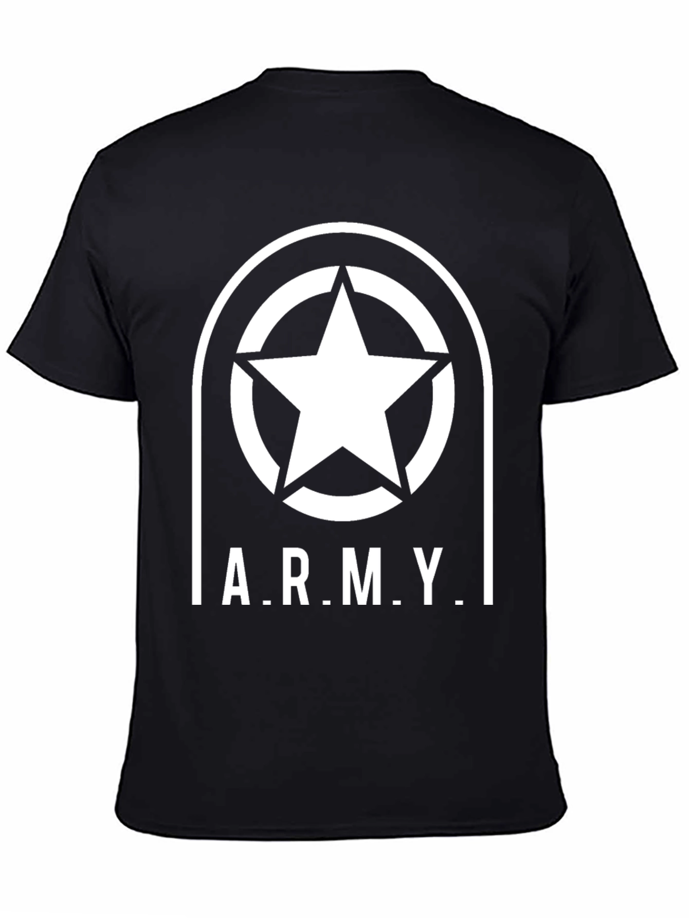 Army Star Graphic T-Shirt - Military Style