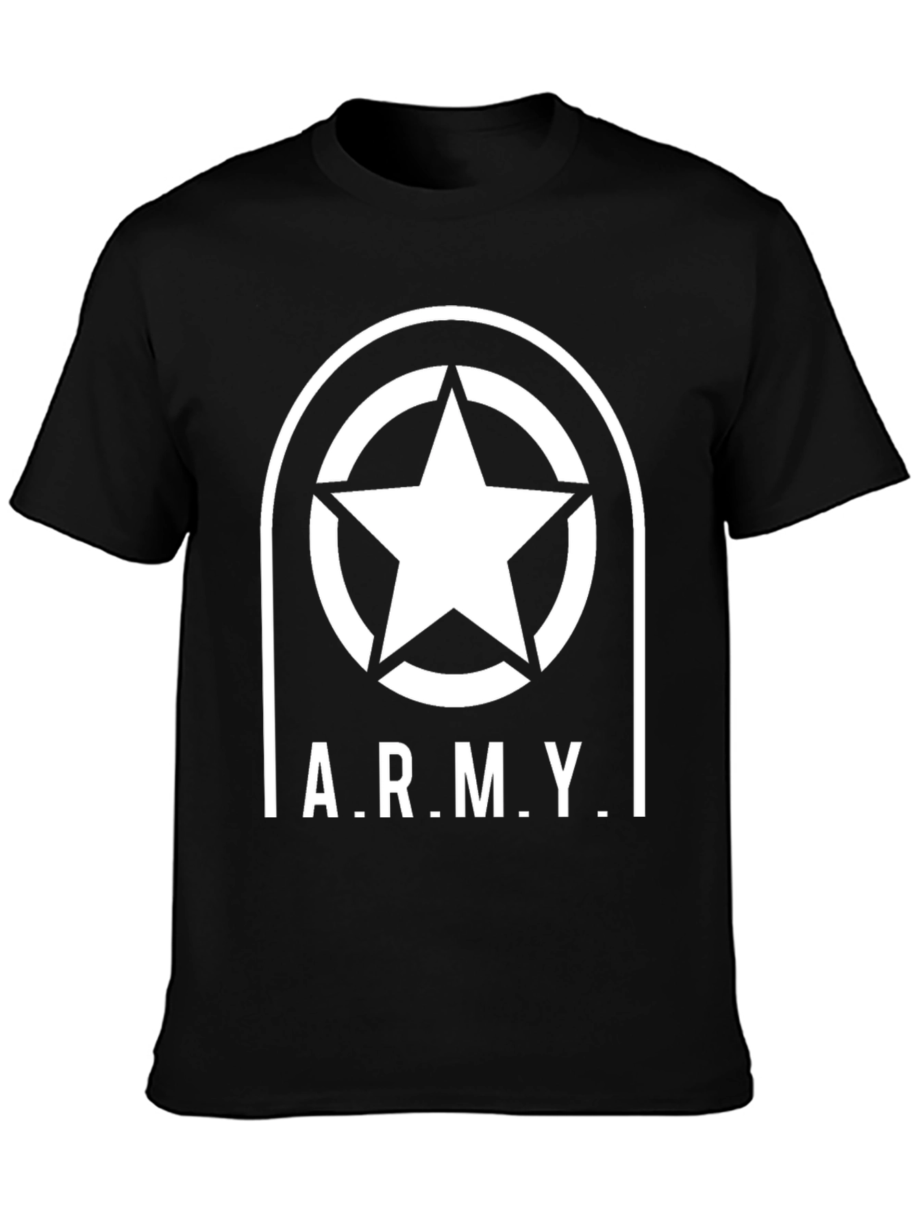 Army Star Graphic T-Shirt - Military Style